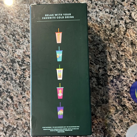 NWT Starbucks Hawaii Collection Cold Cups Pack of 5 - Picture 9 of 9
